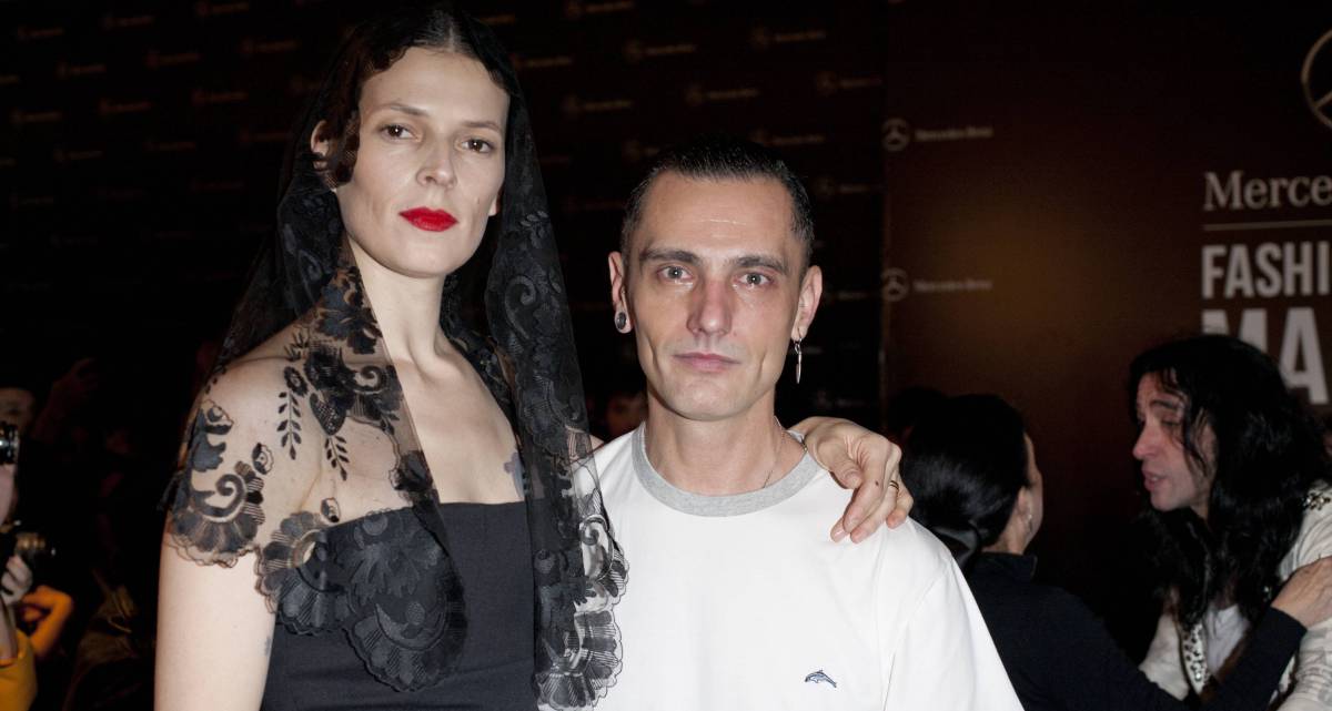 Bimba Bos&eacute;, con David Delf&iacute;n.