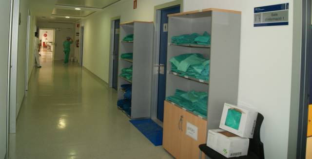 The surgery area at Can Misses Hospital in Ibiza.