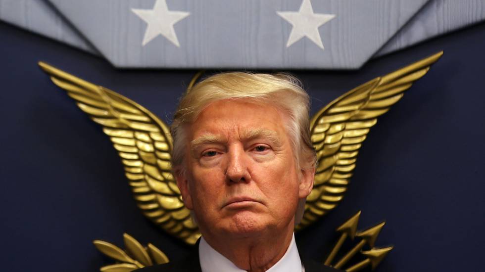 Donald Trump en el Pentágono el pasado 27 de enero.rn