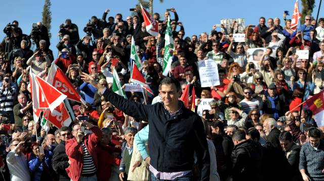 Sánchez, hoy en Dos Hermanas.