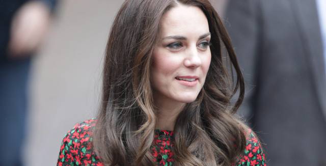 Kate Middleton, con el vestido Cai de la marca Vanessa Seward, en un evento el pasado mes de diciembre.