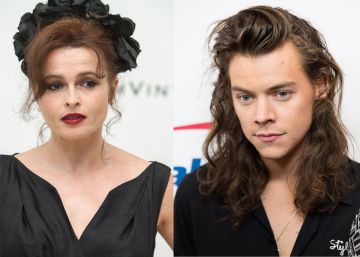 El futbolista Thierry Henry, la actriz Helena Bonham Carter y el cantante Harry Styles. 