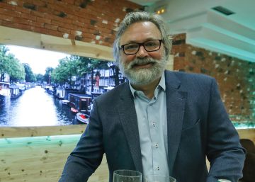 Willem Van Waesberghe, en la f&aacute;brica de Heineken en Madrid.