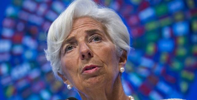 Christine Lagarde, head of the IMF.
