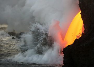 El volc&aacute;n Kilauea en erupci&oacute;n, en Haw&aacute;i (EE UU).