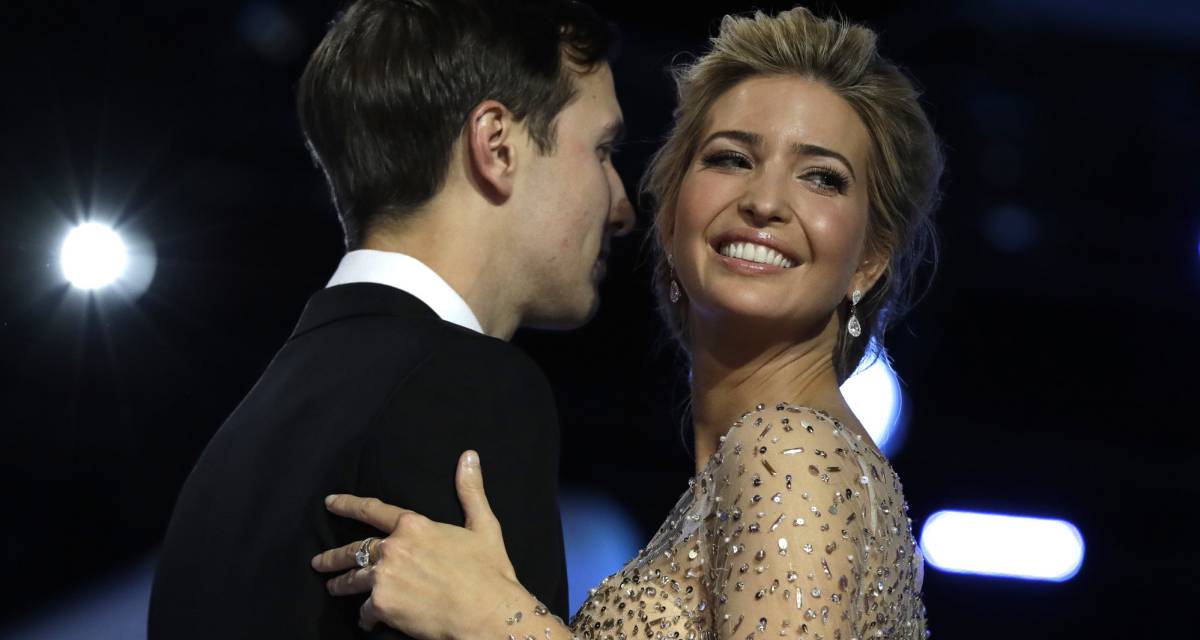Ivanka Trump y su esposo, Jared Kushner, durante el Freedom Ball, en Washington, el pasado 20 de enero. 