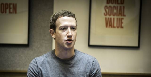 Mark Zuckerberg at Menlo Park.