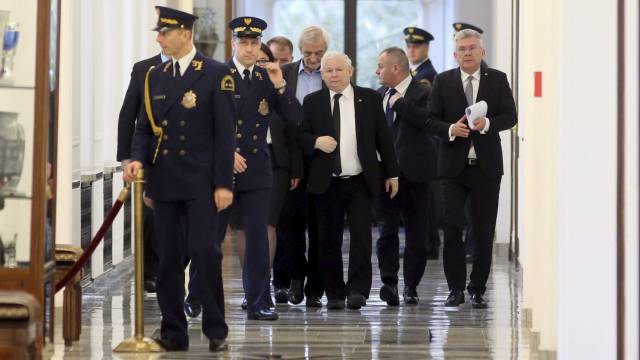 Jaroslaw Kaczynski, presidente del Ley y Justicia.