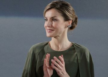 La reina Letizia este lunes en Alcal&aacute; de Henares.