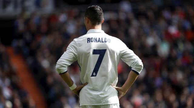 Cristiano Ronaldo, en un partido del Real Madrid.