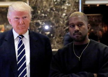Donald Trump y Kanye West, el 13 de diciembre, d&iacute;a que se reunieron en Manhattan.