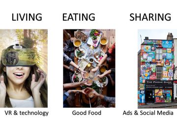 Darse un banquete durante los anuncios