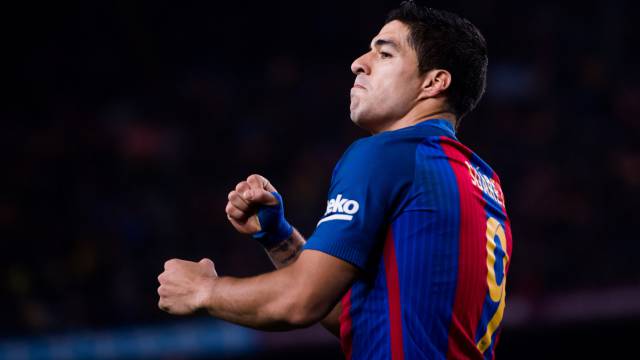 Luis Suárez, en un partido de esta temporada.