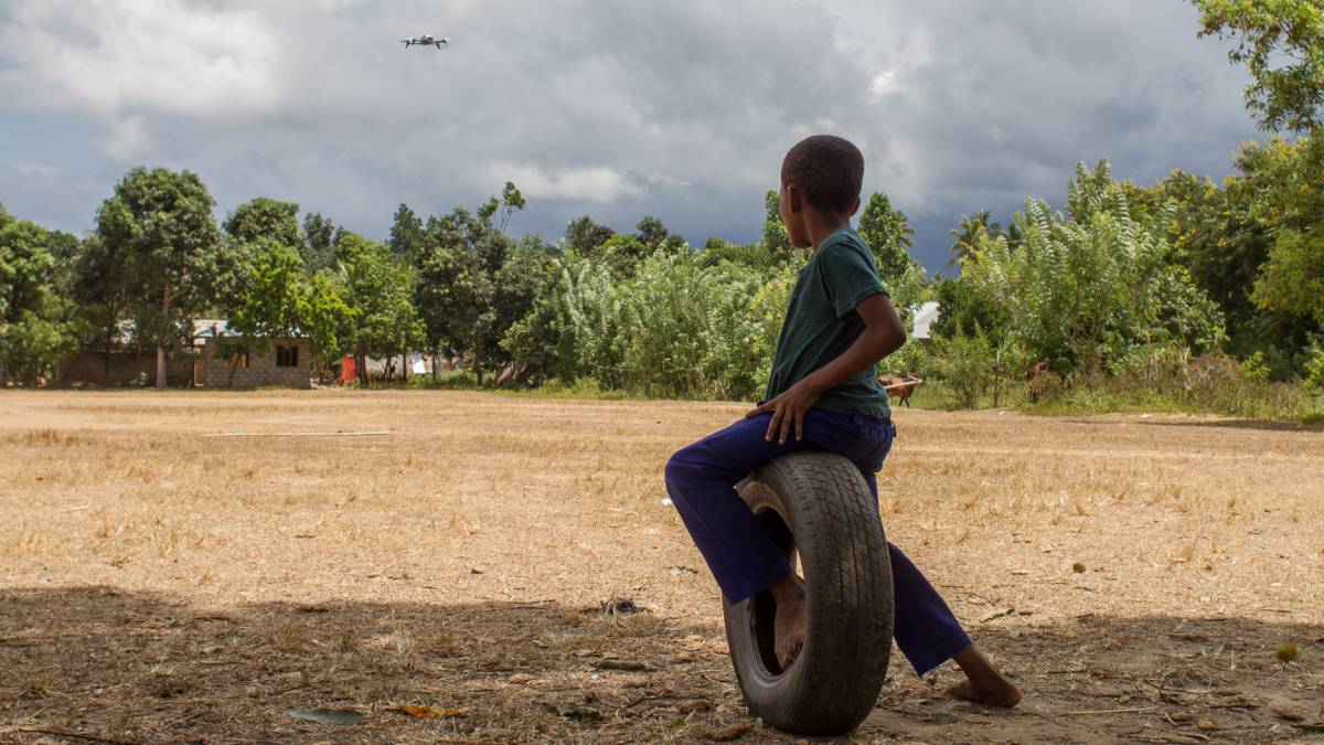 El paraíso a vista de dron
