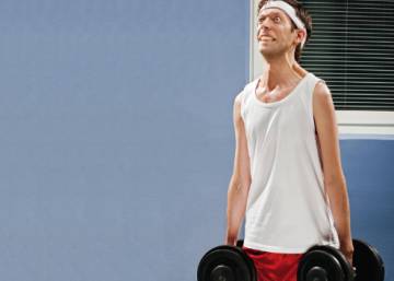 Levantar mucho peso en el gimnasio