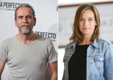 Los actores Willy Toledo y Marta Etura.