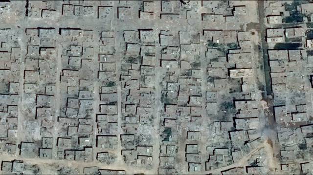 Casas destruidas en la localidad de Nusaybin.