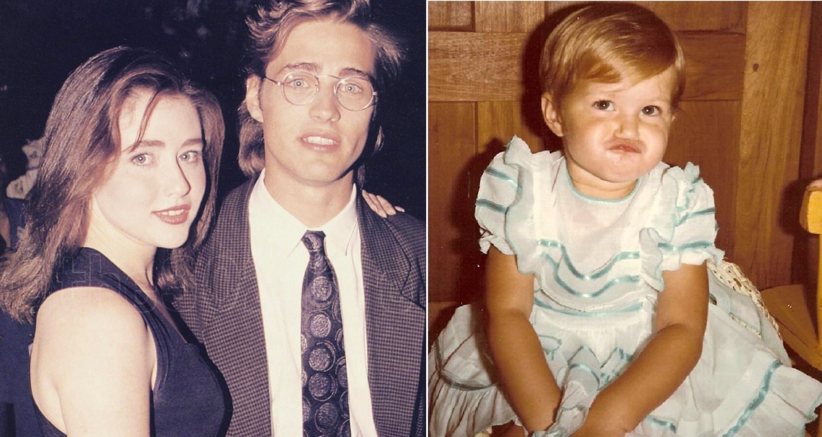 Los actores Shannen Doherty y Jason Priestley y la modelo Gisele Bündchen.