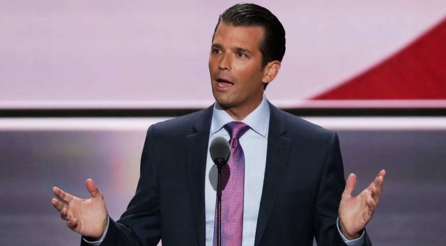 Donald Trump Jr., hijo del presidente de EE UU.