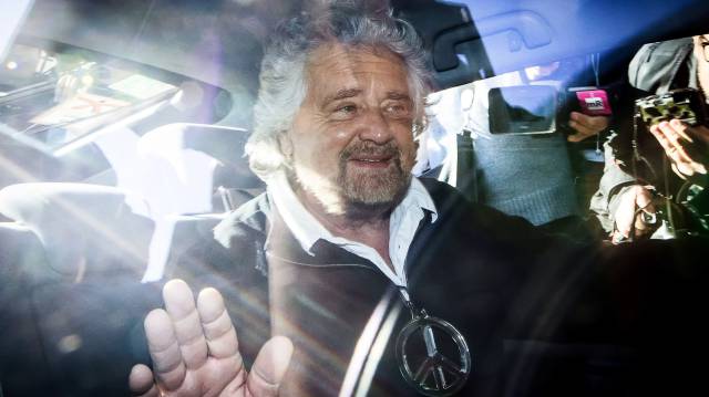 El c&oacute;mico Beppe Grill.