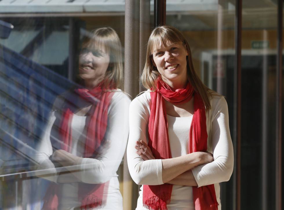 Catherine Heymans, física, y especialista en materia oscura en la Fundación BBVA, en Madrid