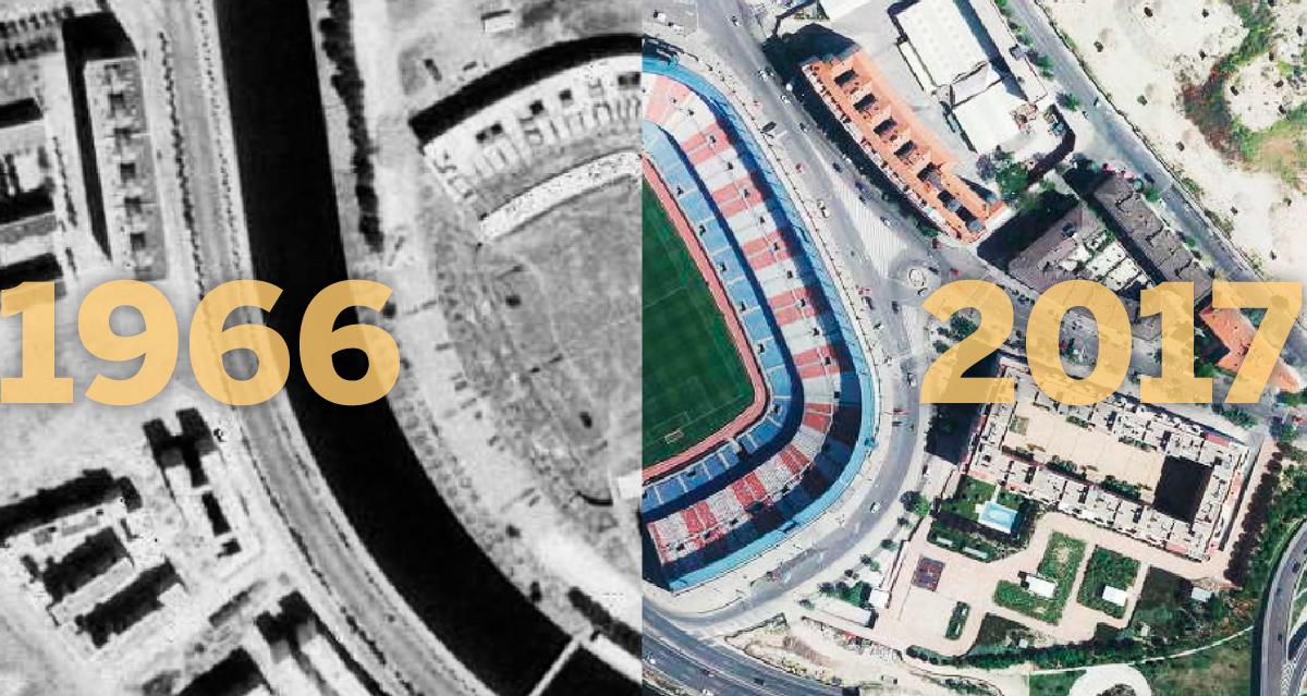 Los 50 años del Vicente Calderón