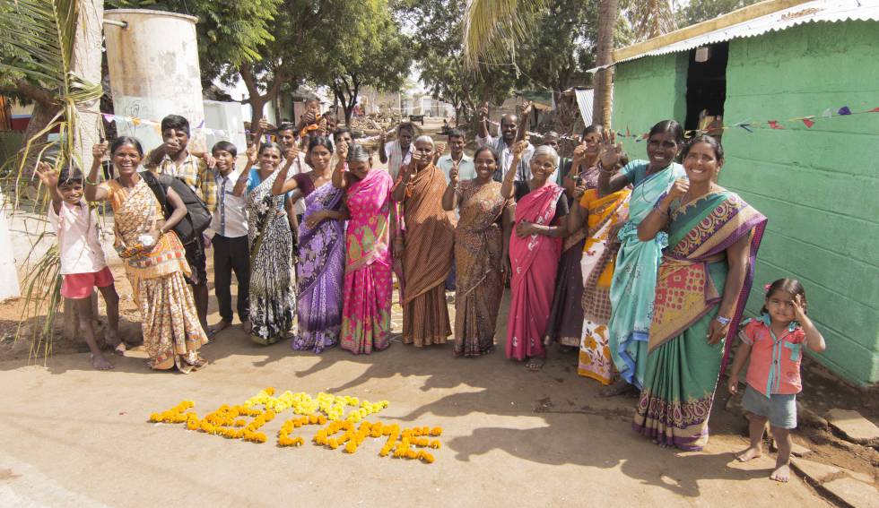 Chicas en otras poblaciones de Andhra pradesh