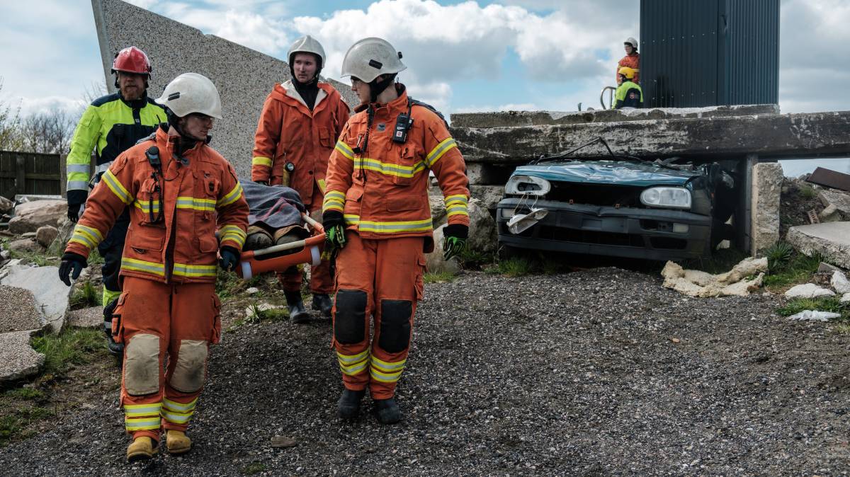 De césped a hospital en una hora