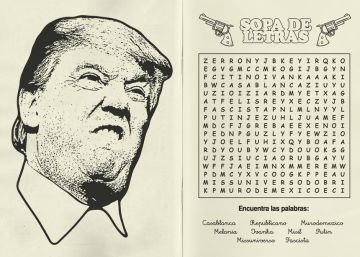 Cuadernillos de Donald Trump para sumar y restar misiles con agilidad