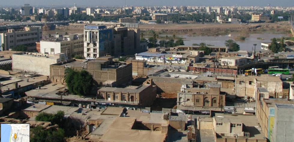 Vista de la ciudad de Ahvaz en una imagen tomada en 2009.