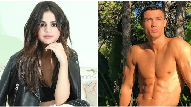 Selena Gomez y Cristiano Ronaldo.