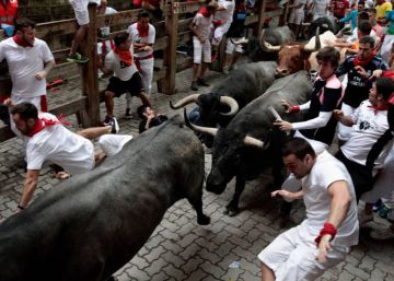 Segundo encierro de los Sanfermines 2017 en 360º