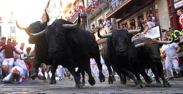 Sexto encierro de San Fermín 2017