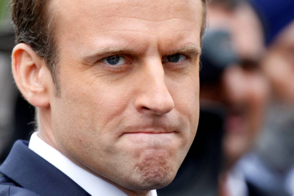 El presidente francés Emmanuel Macron en París el pasado mes de junio.