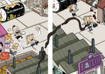 Así sería la versión japonesa de la serie The Office (en cómic)