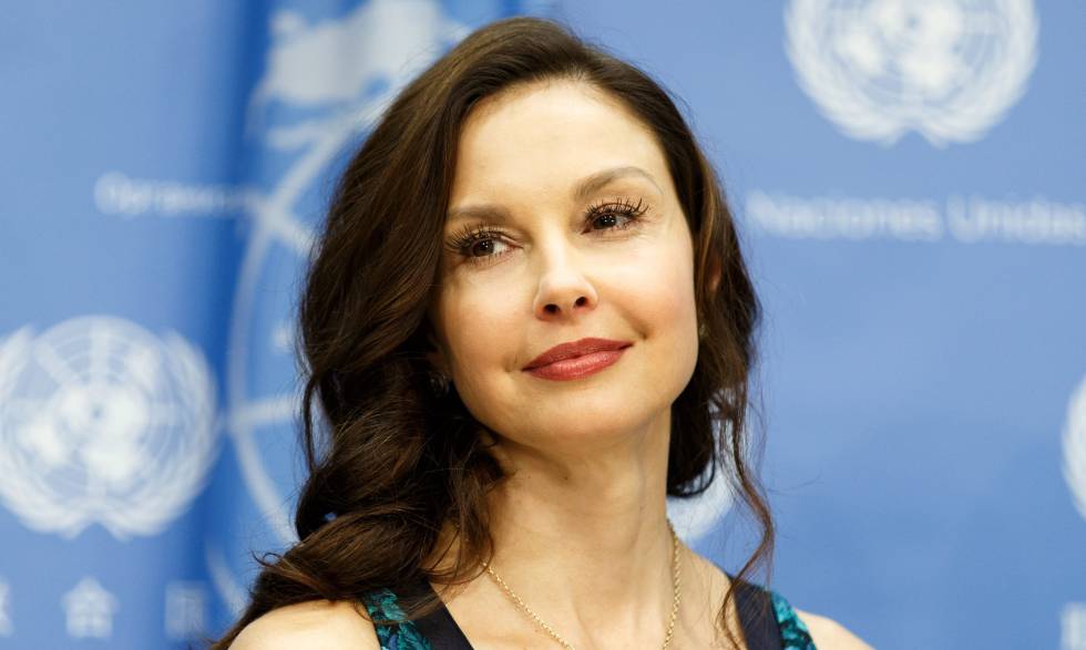 La actriz Ashley Judd durante una conferencia en las Naciones Unidas el pasado año 2016.