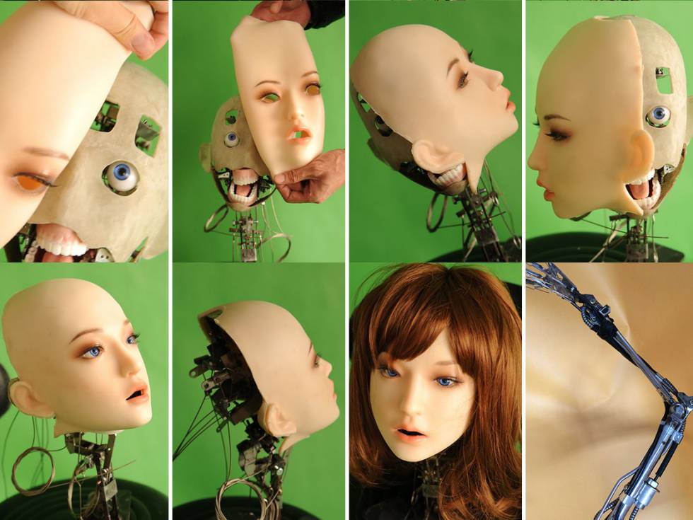 La DS Doll Robotic Head, una cabeza rob&oacute;tica creada por EX Dolls y Dolls Sweet Dolls.