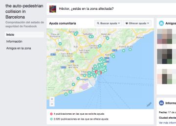 Facebook activa su alarma de seguridad tras el atentado de Barcelona: así funciona