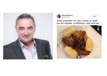 El Twitter de Carlos Herrera es la guía ‘foodie’ definitiva