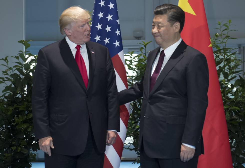 Donald Trump, presidente de EE UU y Xi Jinping, presidente chino. rn rn 