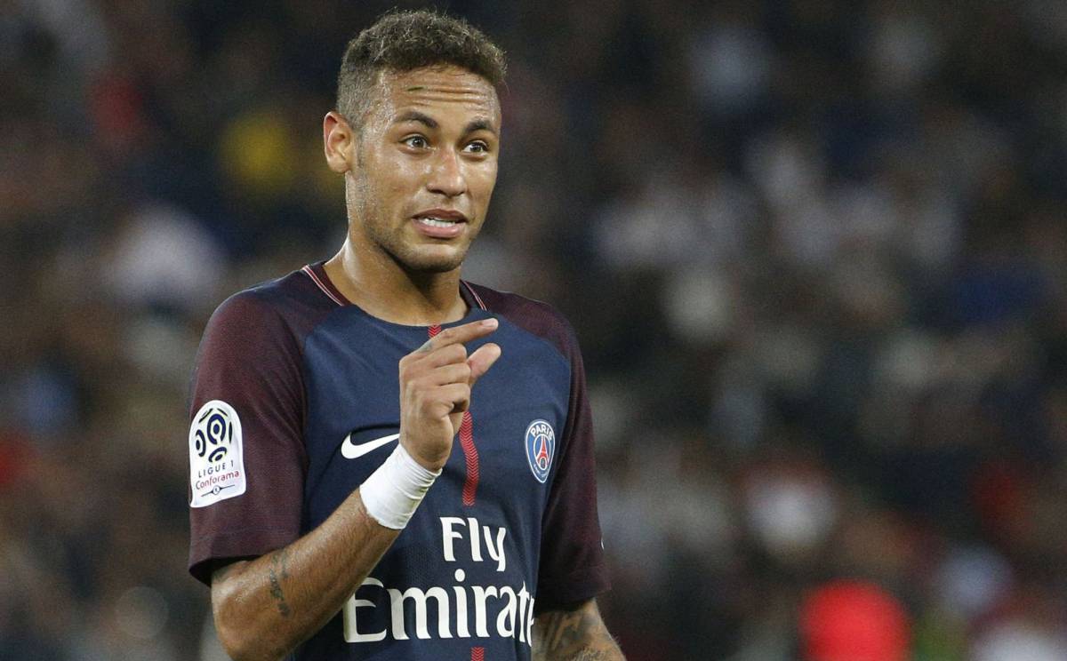 Neymar, en un partido con el Paris Saint-Germain.