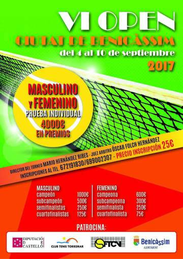 Cartel del torneo.