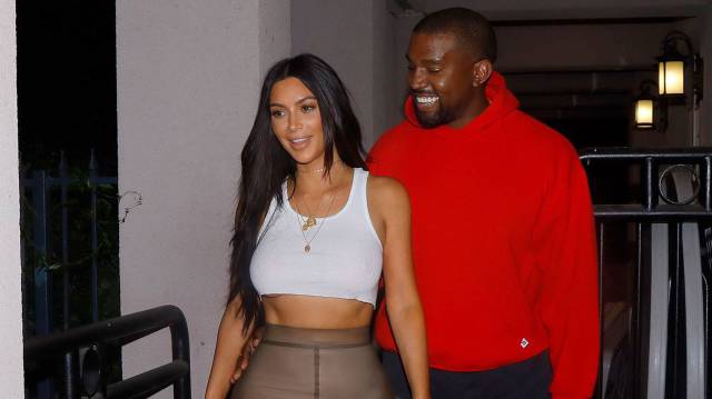 Kim Kardashian y Kanye West, el pasado julio.