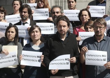 Podemos and Basque radical left protest Catalonia referendum raids