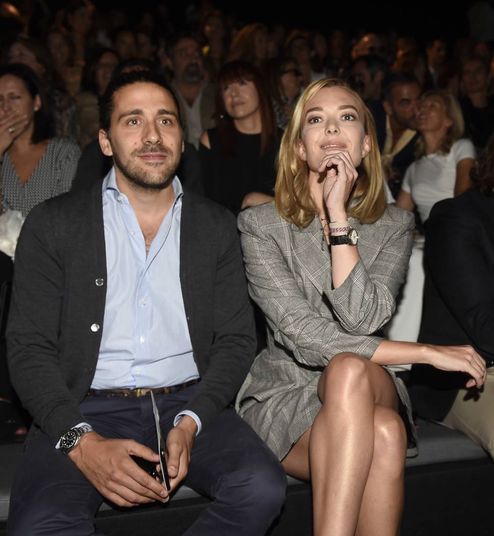 Carlos Torretta y Marta Ortega en el desfile de RobertoTorretta, el pasado día 18, durante la Mercedes-Benz Fashion Week Madrid.