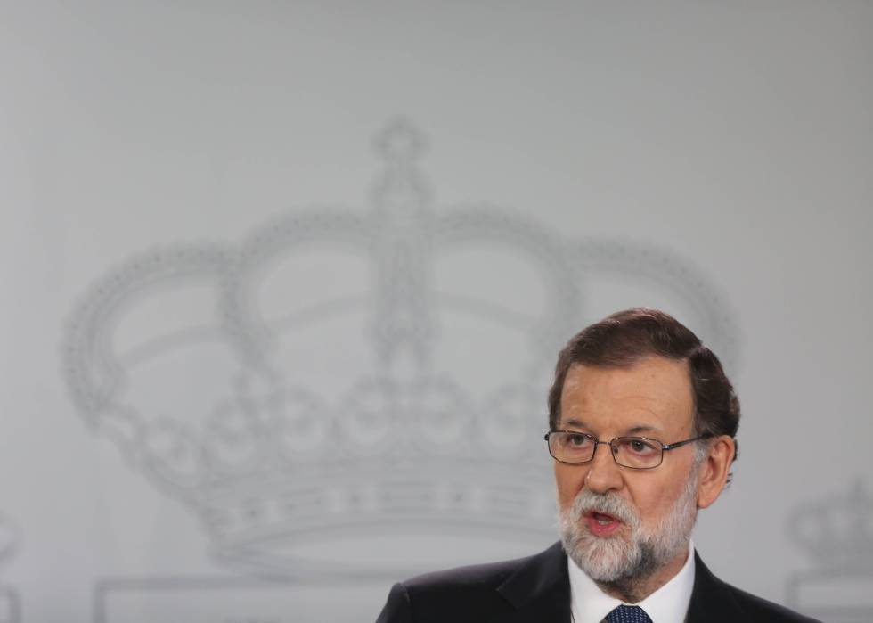 Mariano Rajoy, presidente del Gobierno en La Moncloa