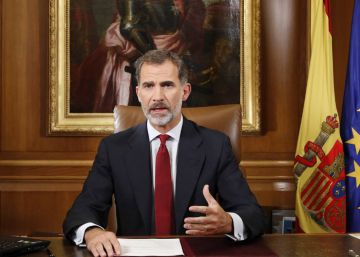 King Felipe VI makes rare address to the nation as Catalan crisis deepens
