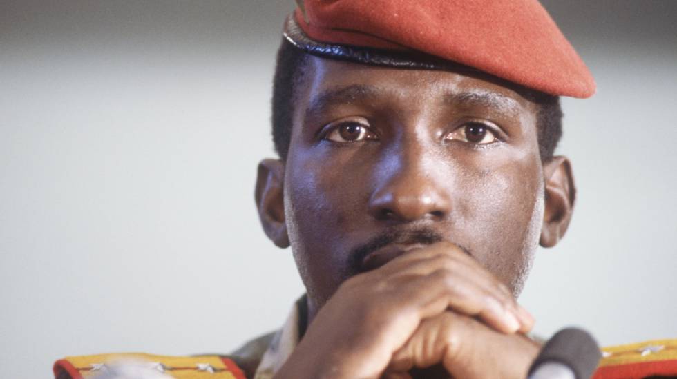 Thomas Sankara en la octava Cumbre de Países no Alineados.