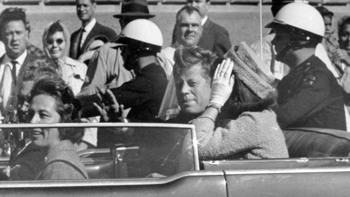 El presidente Kennedy, poco antes de morir.