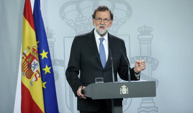 Rajoy comparece tras el Consejo de Ministros.